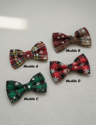 Passe collier Noeuds papillon Noel #202512P